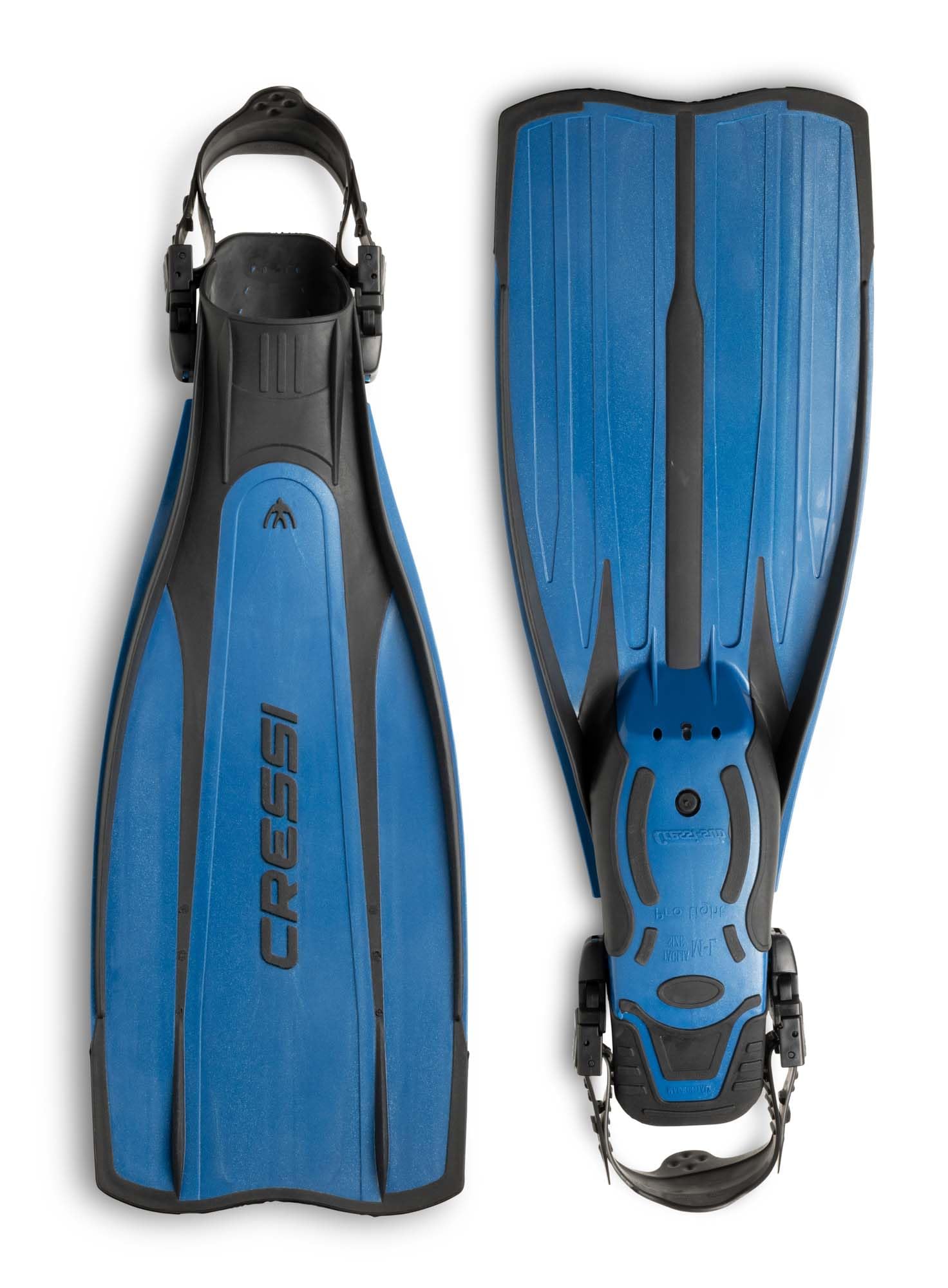Cressi Lightweight Well-Balanced Open Heel Scuba Diving Fins - Pro Light: Made in Italy