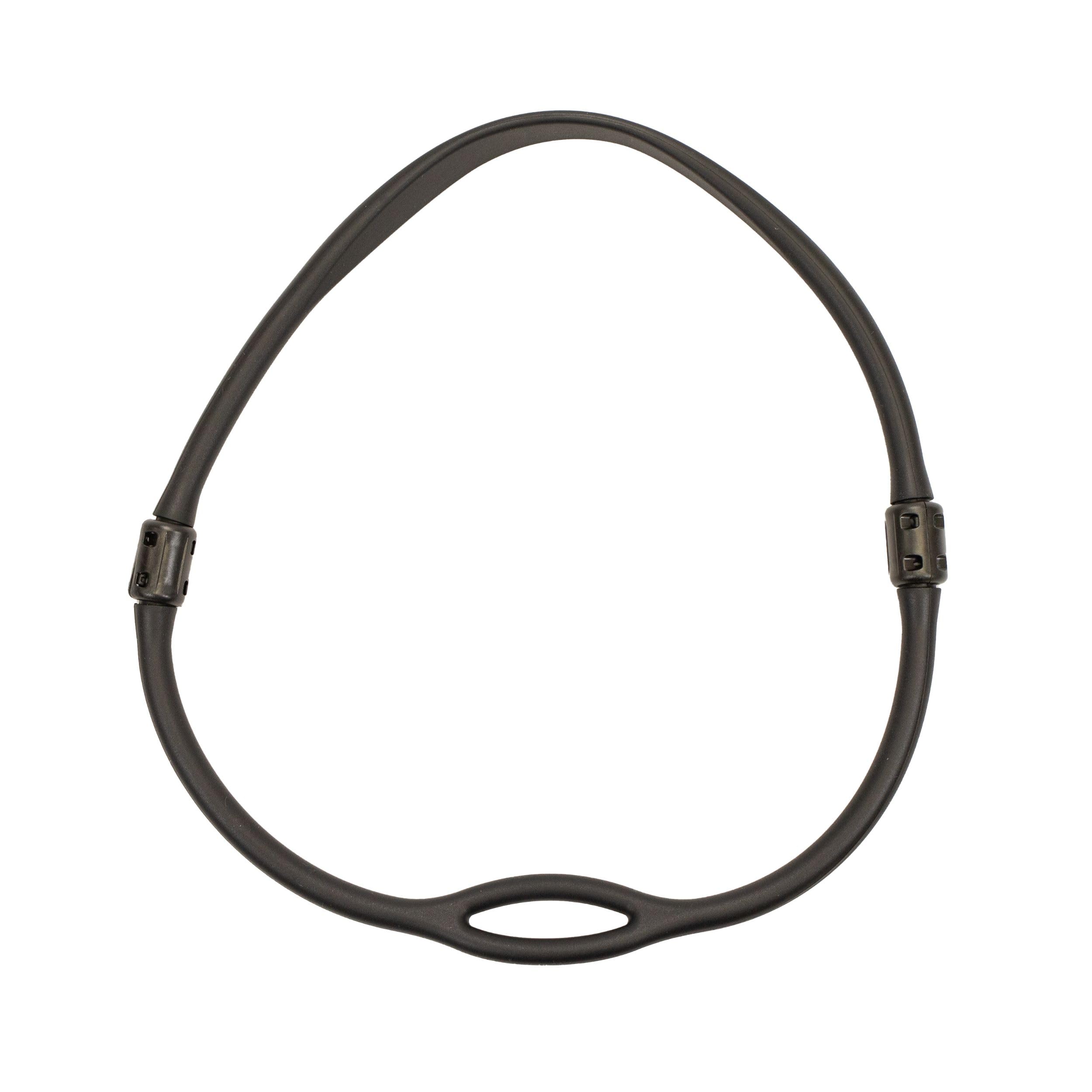 Scuba Choice Silicone Regulator Necklace for Diving – Secure Backup Holder, Durable Design, BCD Connection, 8" Width, 11" Length, Essential Accessory (Black)