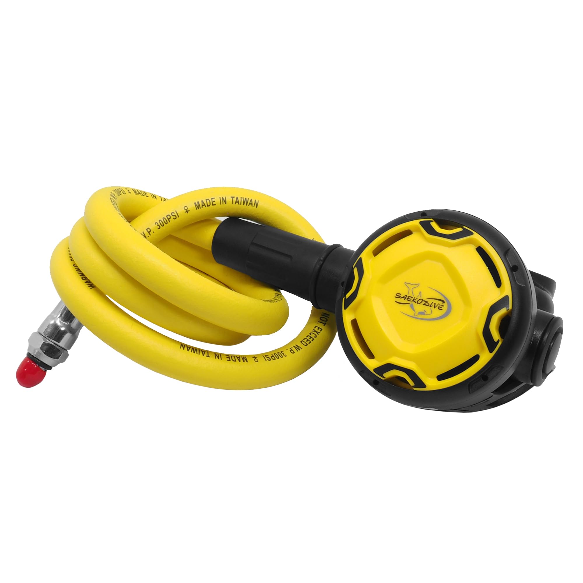 SK10 Scuba Regulator Octopus - Second Stage Dive Regulator - Diving Regulator with 36" Yellow Hose